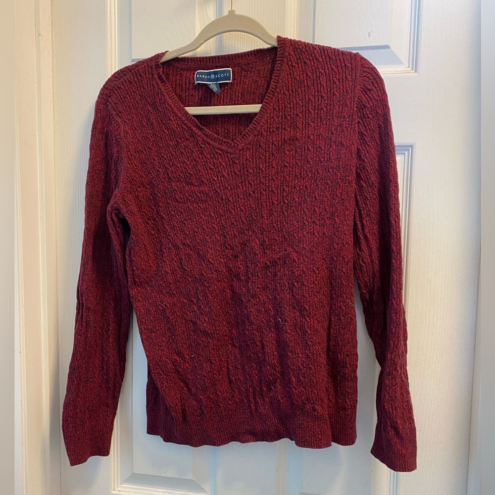 Red sweater